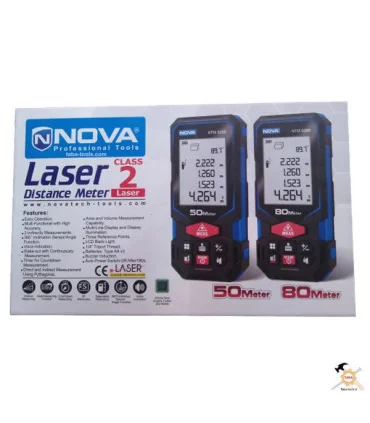 متر لیزری 50 متری نووا مدل NTM 5250 Nova