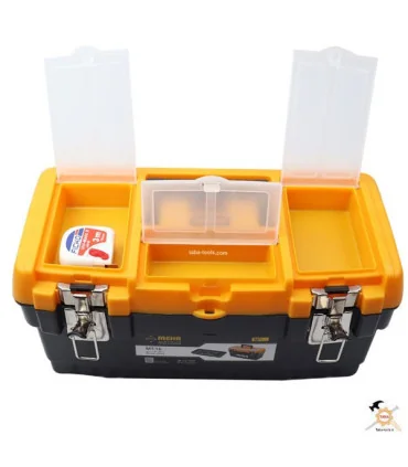 جعبه ابزار پلاستیکی با قفل فلزی مدل MT 16 مهر