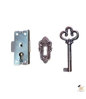 قفل بوفه با کلید تاجی