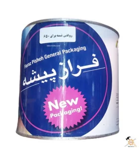 رنگ روغنی سفید نیمه براق (گالن) 4 کیلویی فرازپیشه