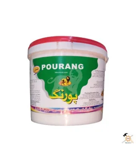 رنگ نیم پلاستیک سفید نسترن پورنگ گالن 5 کیلویی