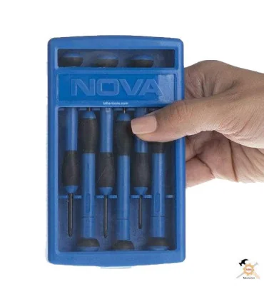 مجموعه 6 عددی پیچ گوشتی ساعتی مدل NTS 1334 Nova نووا