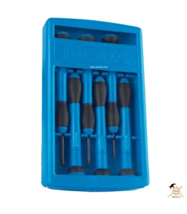 مجموعه 6 عددی پیچ گوشتی ساعتی مدل NTS 1334 Nova نووا