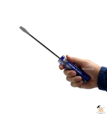 ست پیچ گوشتی دسته کریستالی 7 عددی مدل NTS 1015 نووا