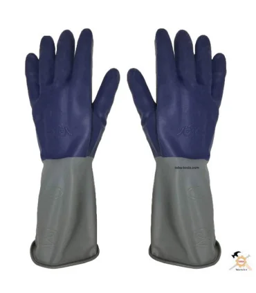 دستکش بنایی لاستیکی استاد کار