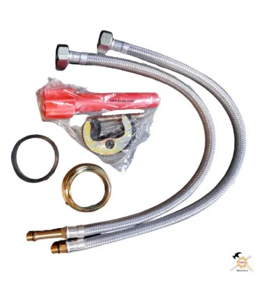 شیر اهرمی روشویی سفید طلایی آراسته