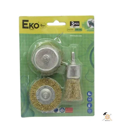 فرچه سیمی سر دریلی 3 عددی مدل EWB-003 اکو Eko