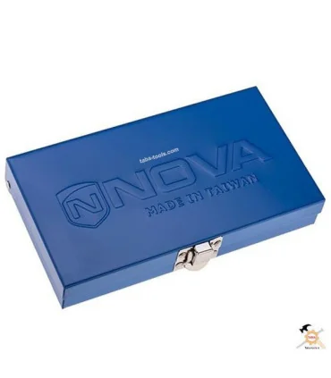 جعبه بکس 17 پارچه 1/4 اینچ مدل NTS 7003 نووا