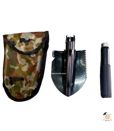 بیلچه کوهنوردی ارتشی تاشو چند کاره