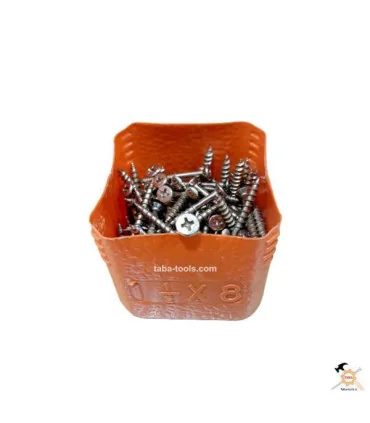 پیچ چوب 4 سانت ( 1/5 در 8 ) بسته 144 عددی