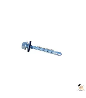 پیچ بکسی نوک مته 5 سانت شیروانی واشر دار بسته 100 عددی