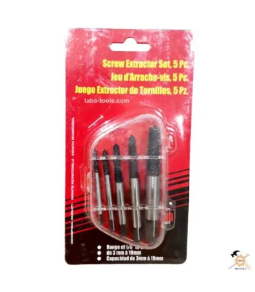 ست مته چپ گرد 5 عددی