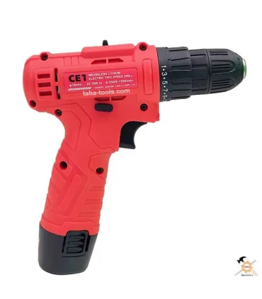 دریل شارژی 12 ولت دو باطری لیتیوم مدل PM-CE1 پی ام