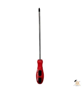 پیچ گوشتی چهارسو 6 در 200 دسته قرمز