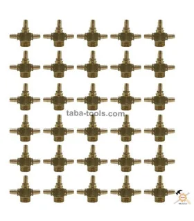 چهار راهی شلنگ گاز 1/2 بسته 30 عددی