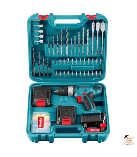 کیت دریل شارژی 18 ولت 53 پارچه مدل 8019 رونیکس