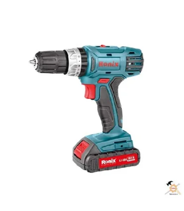 کیت دریل شارژی 18 ولت 53 پارچه مدل 8019 رونیکس