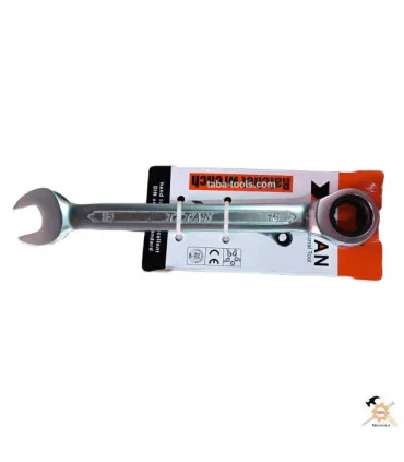 آچار جغجغه 15 یکسر رینگ تایتان