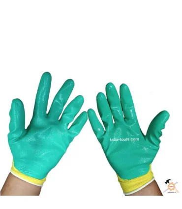 دستکش نخی کف نیتریل استاد کار