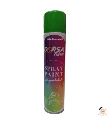 اسپری رنگ روغنی سبز روشن درسا