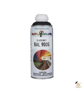 اسپری رنگ مشکی مات مدل RAL-9005 دوپلی کالر حجم 400 میلی لیتر