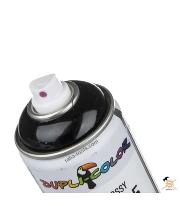 اسپری رنگ مشکی براق مدل RAL-9005N دوپلی کالر حجم 400 میلی لیتر