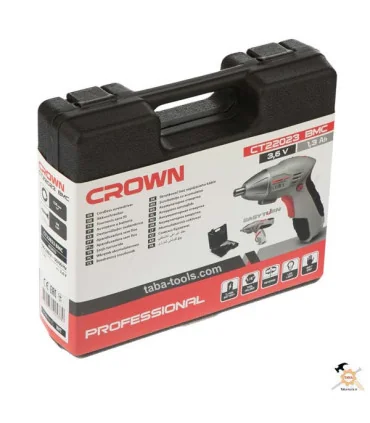 پیچ گوشتی شارژی 3/6 ولت مدل CT 22023 CROWN کرون