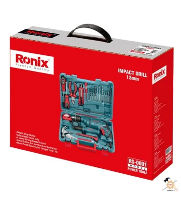 کیت دریل چکشی 21 پارچه RS-0001 رونیکس