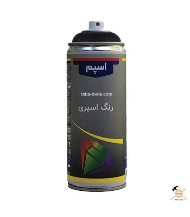 اسپری رنگ مشکی مات 300 میلی لیتر اسپم