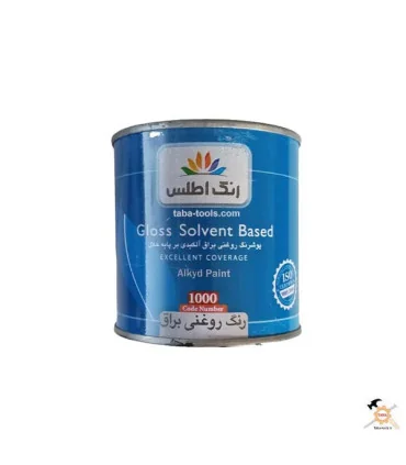 رنگ روغنی مشکی براق ربعی اطلس