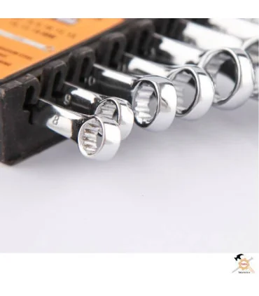 ست آچار یکسر رینگ 8 عددی پلکانی HT252