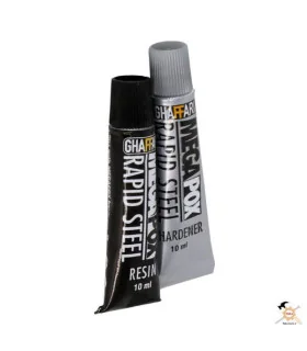 چسب دو قلو مگاپوکس رپید استیل غفاری